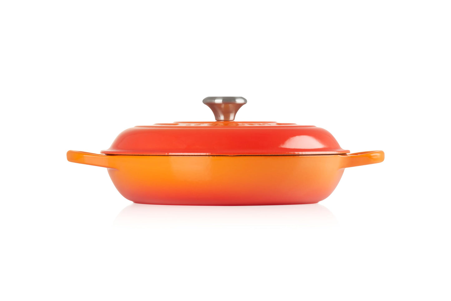 Le Creuset Enameled Cast Iron Signature Braiser, 3.5 qt., Flame