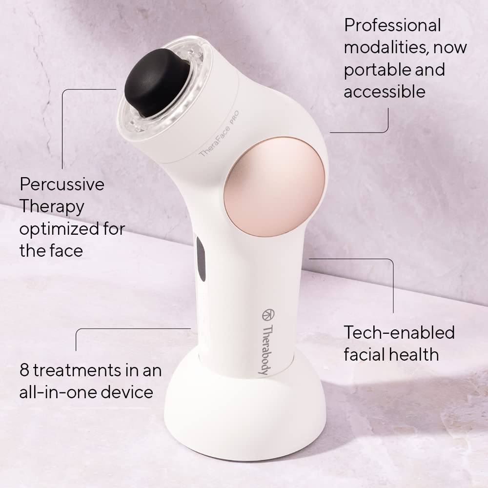 PRO Microcurrent Facial Device - 8-in-1 Compact Face Massager, Facial Kit & Face Sculpting Tool