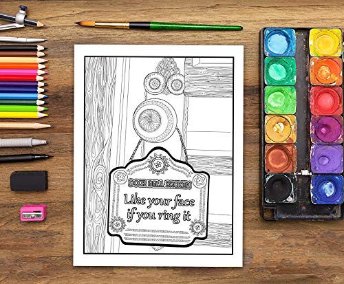 Mom Life: A Snarky Adult Coloring Book