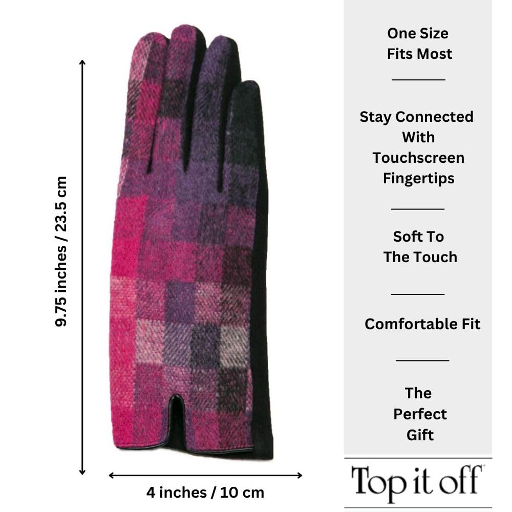 Winter Gloves For Women - Touch Screen Fingers - Stylish, Warm, Cold Weather Gloves