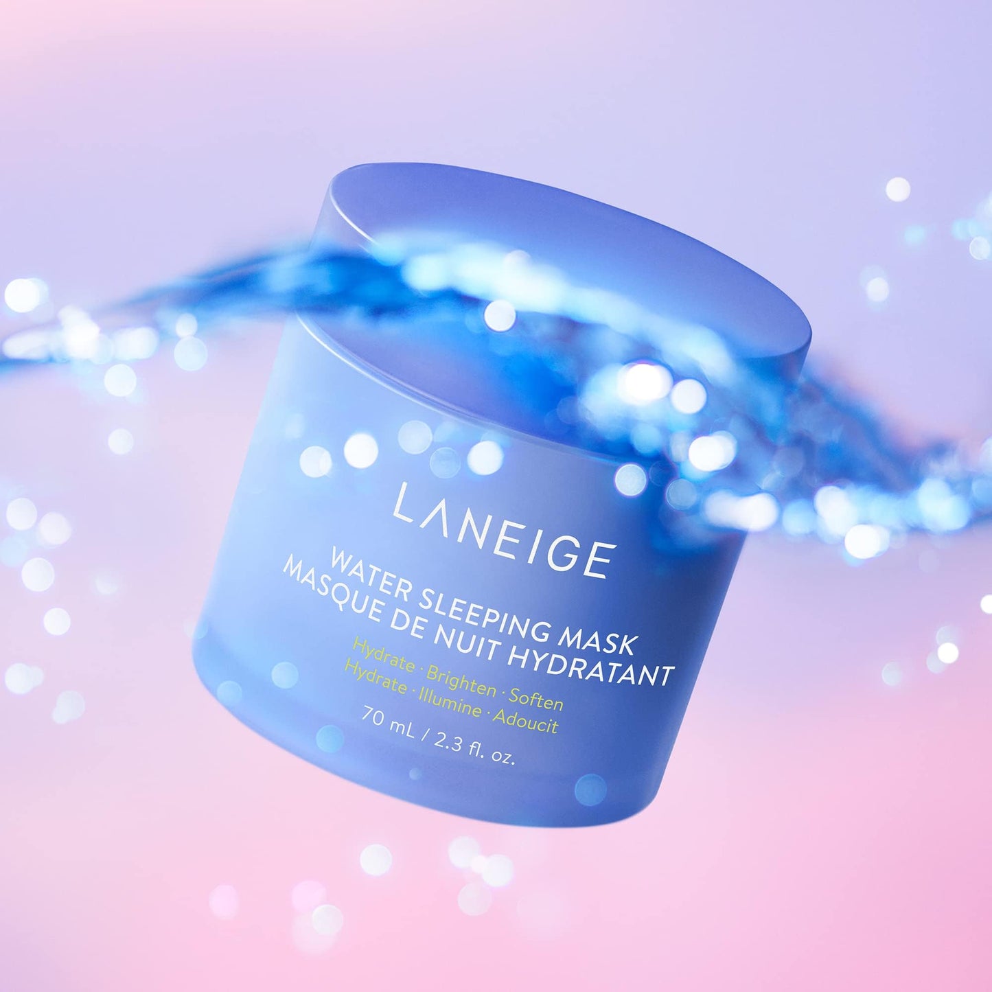 LANEIGE Water Sleeping Mask: Visibly Brighten, Boost Hydration, Squalane