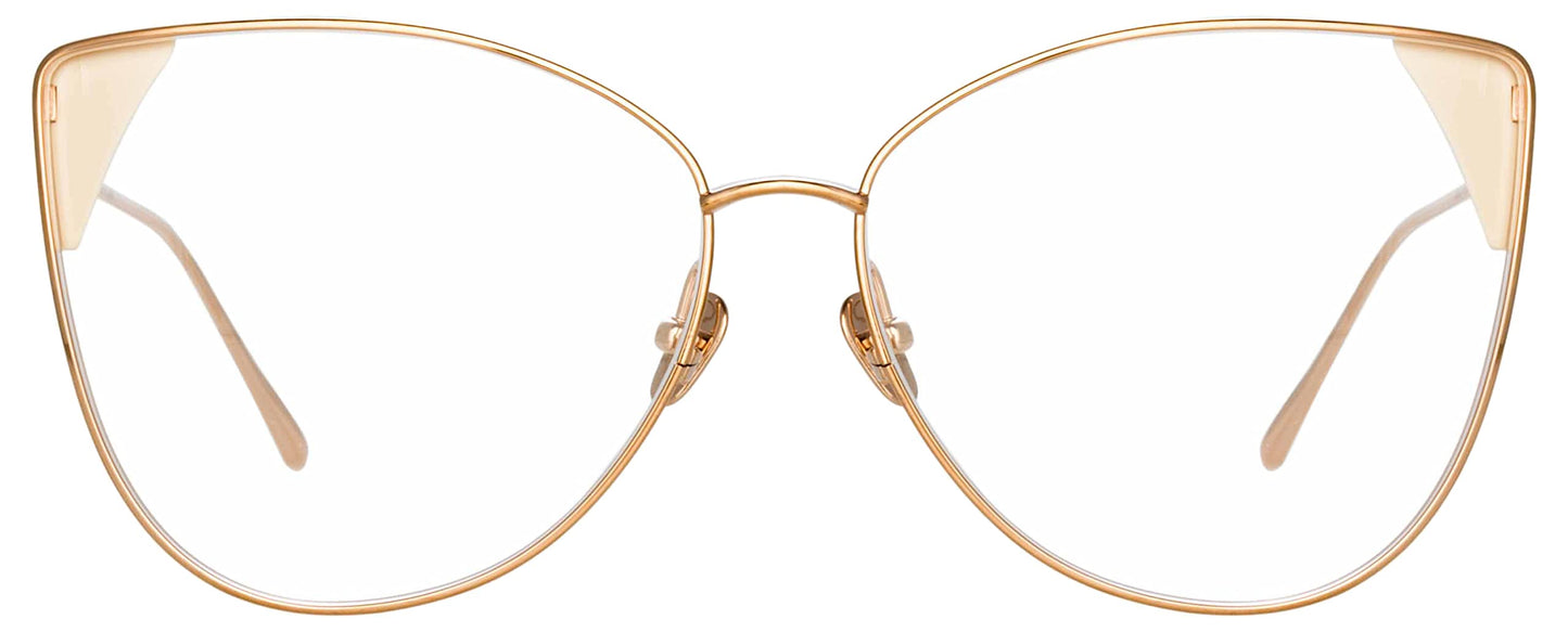 Linda Farrow, Ida Optical, Rose Gold/ Cream
