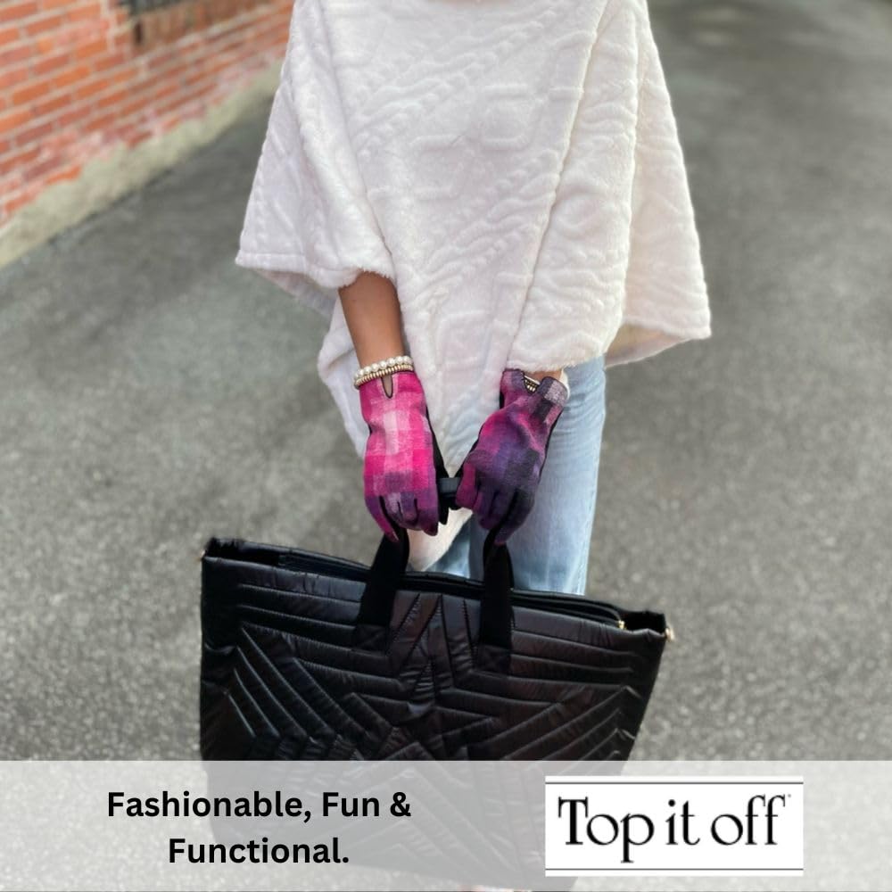 Winter Gloves For Women - Touch Screen Fingers - Stylish, Warm, Cold Weather Gloves