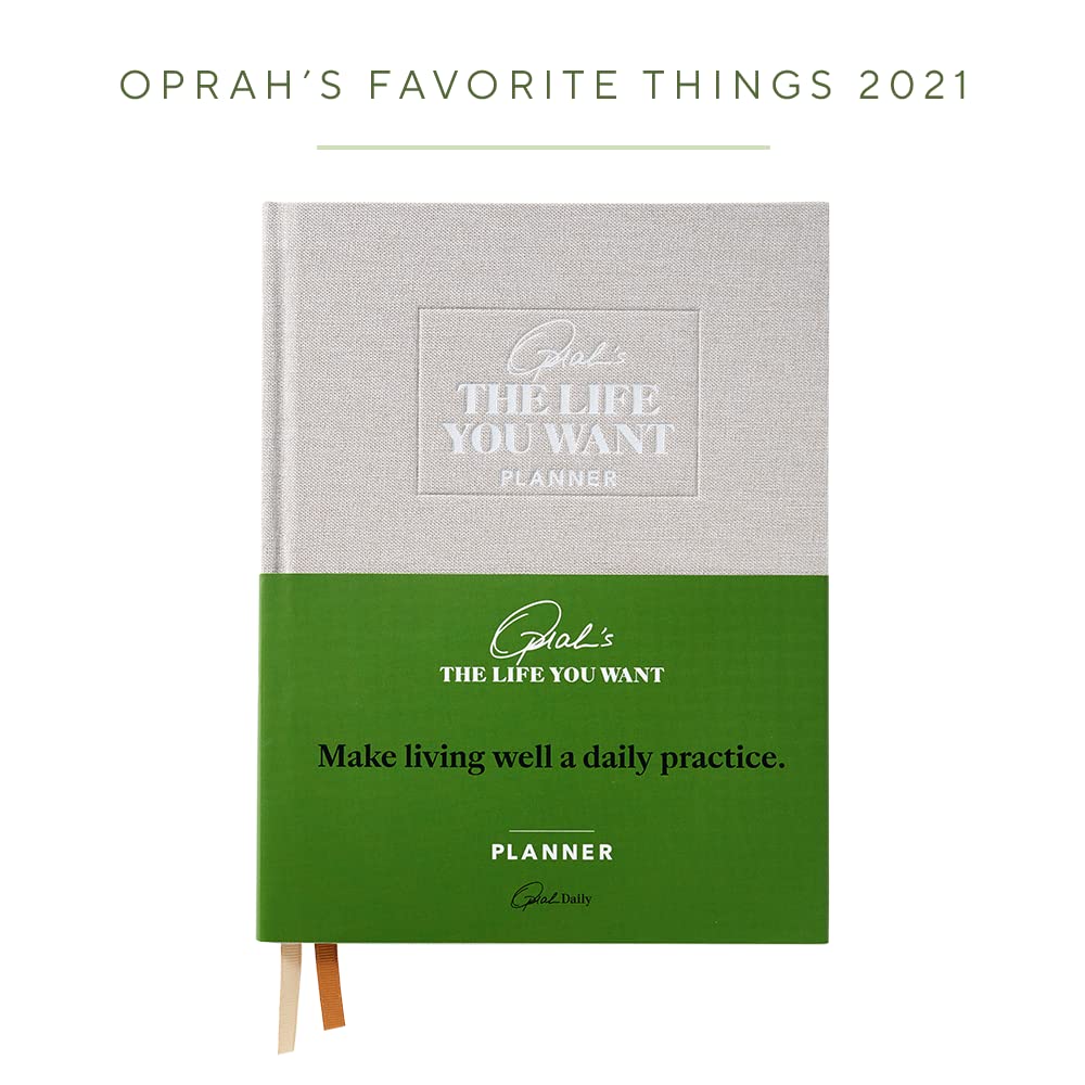 Oprah's The Life You Want™ Planner: Part weekly planner, part intention journal
