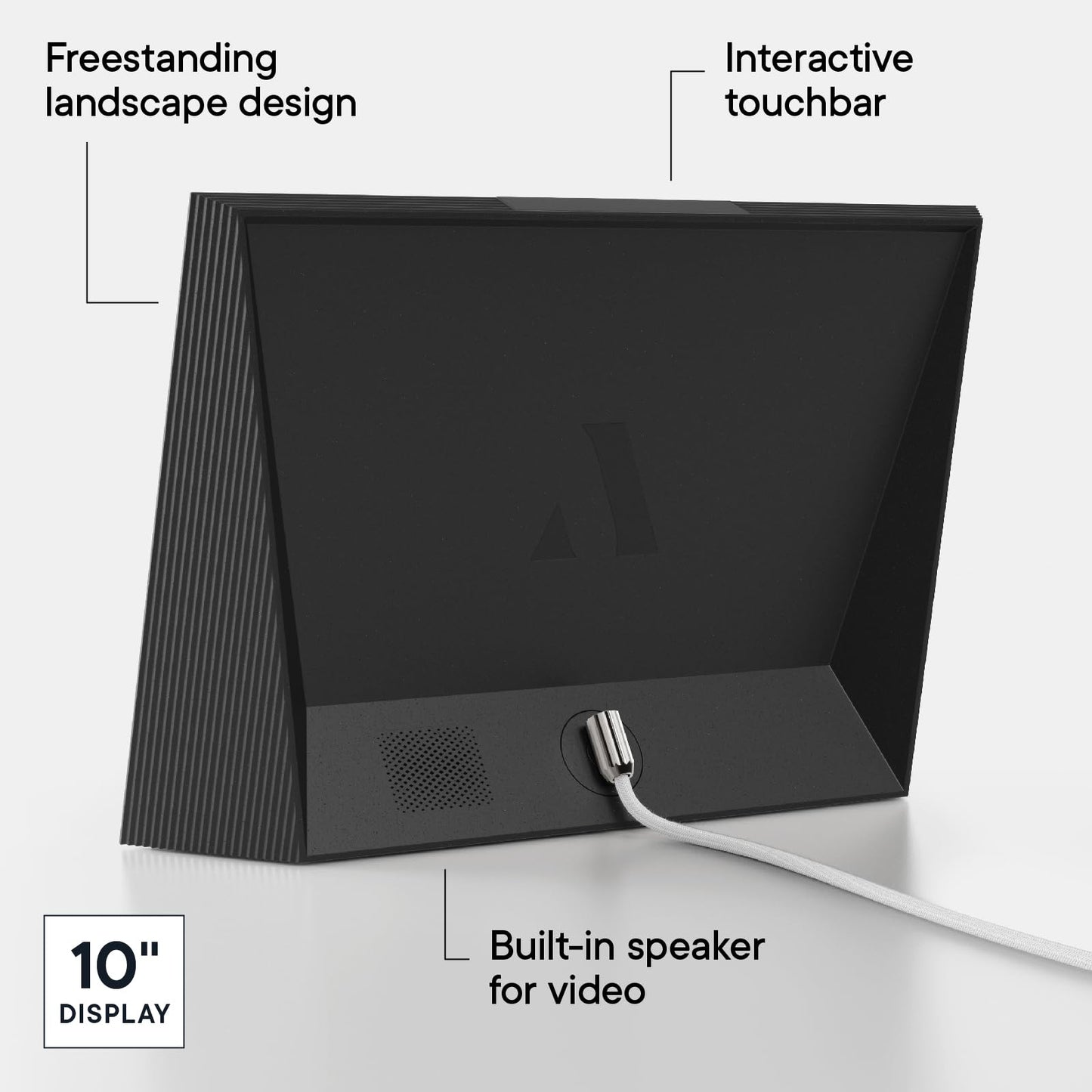 Aura Carver 10.1" WiFi Digital Picture Frame | Quick, Easy Setup in Aura App/Free Unlimited Storage