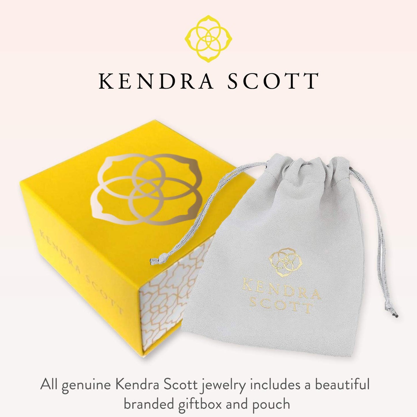 Kendra Scott Ari Heart Adjustable Length Pendant Necklace in 14k Gold-Plated Brass, Rose Quartz