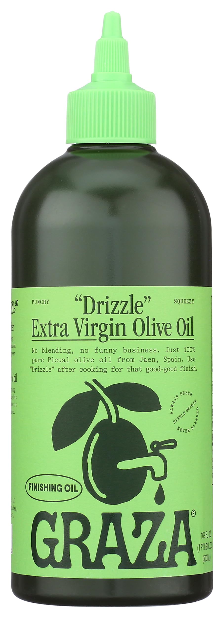 Graza "Drizzle" Extra Virgin Olive Oil. Early Harvest Finishing Oil. Single Farm Spanish EVOO