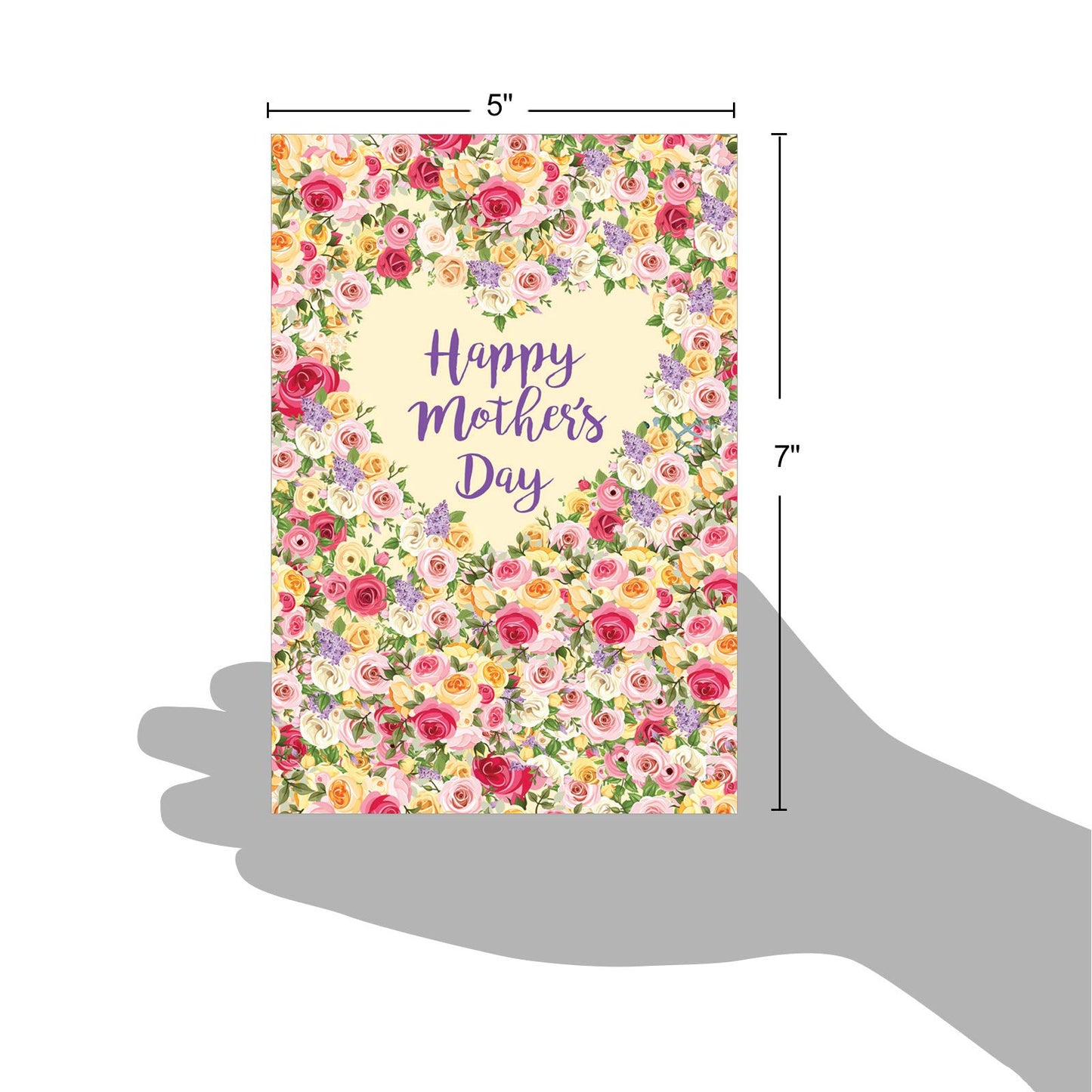 The Best Card Company - Beautiful Card for Mother's Day - Loving, Heartfelt Card for Moms