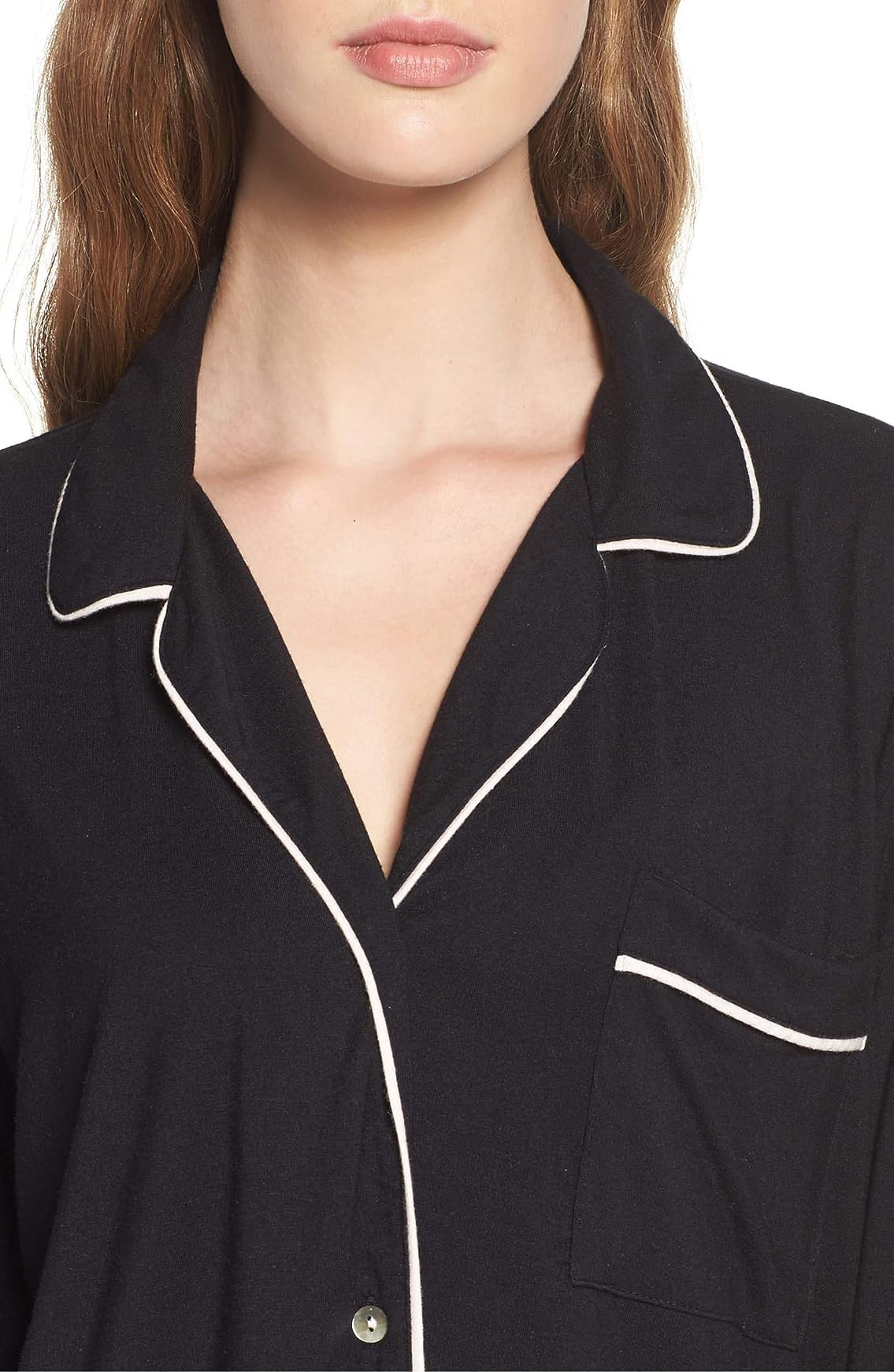 Eberjey Gisele Classic Women's Pajama Set | Long Sleeve Shirt + Long Pants