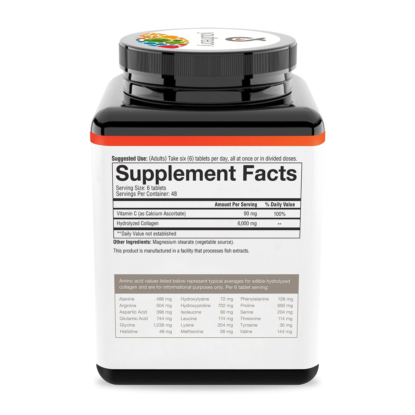 Youtheory Collagen with Vitamin C/Advanced Hydrolyzed Formula for Optimal Absorption/Skin/Hair/Nails