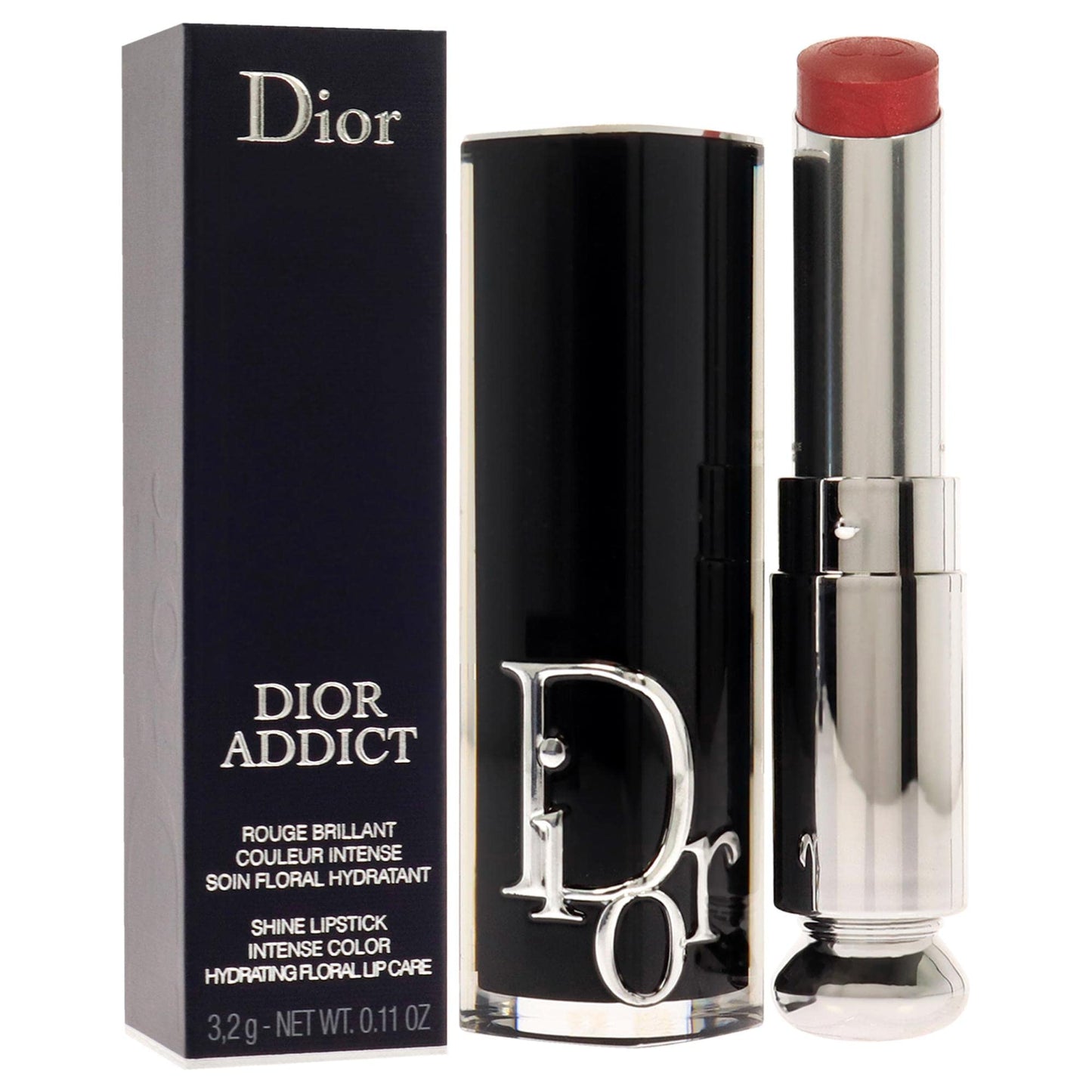 Christian Dior Dior Addict Hydrating Shine Lipstick - 525 Cherie Lipstick (Refillable) Women 0.11 oz