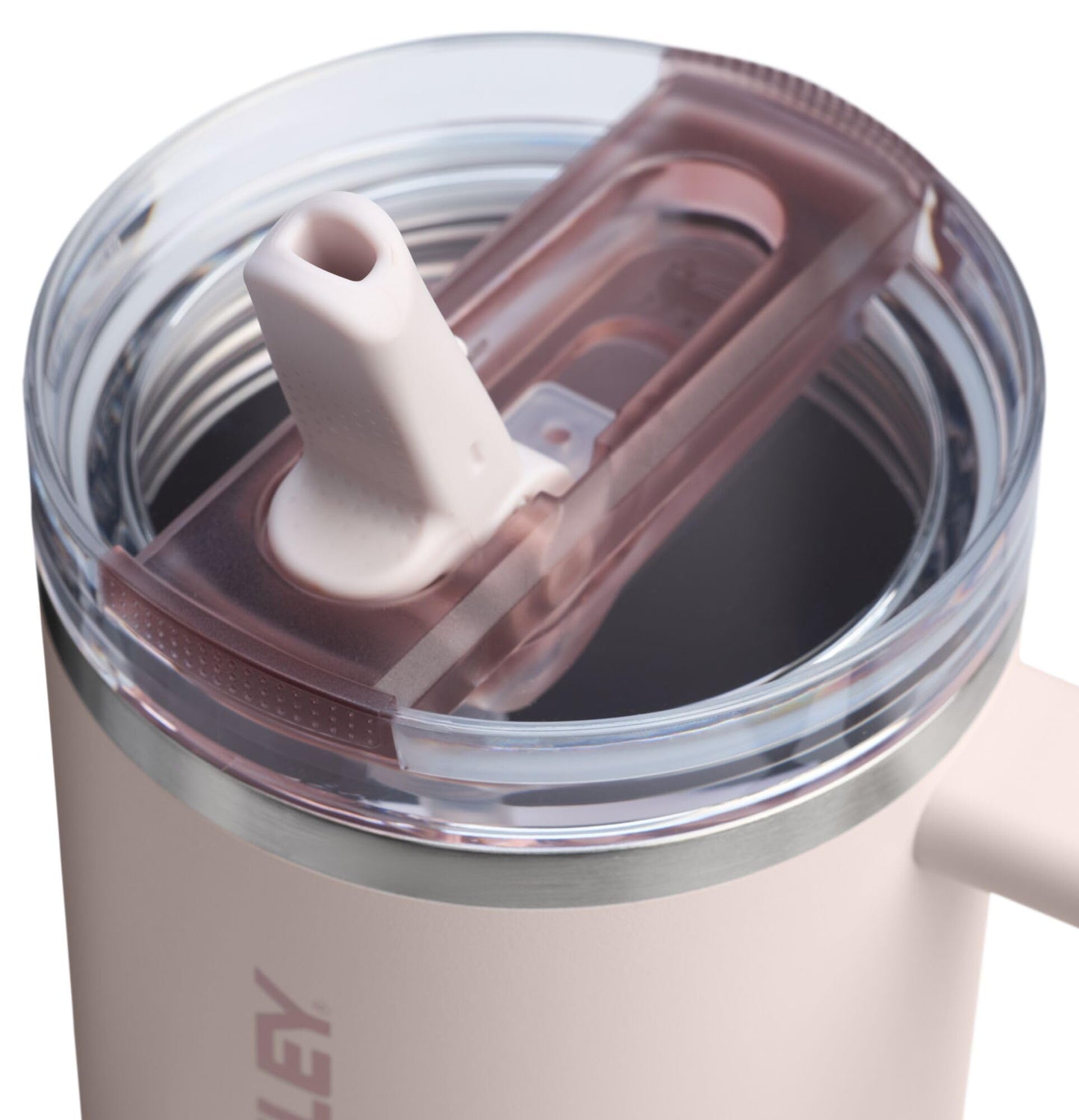 Stanley Quencher ProTour Flip Straw Tumbler with Leakproof Lid 30 oz | Built-In Straw & Handle | Cupholder Compatible for Travel | Insulated Stainless Steel Cup | BPA-Free | Rose Quartz
