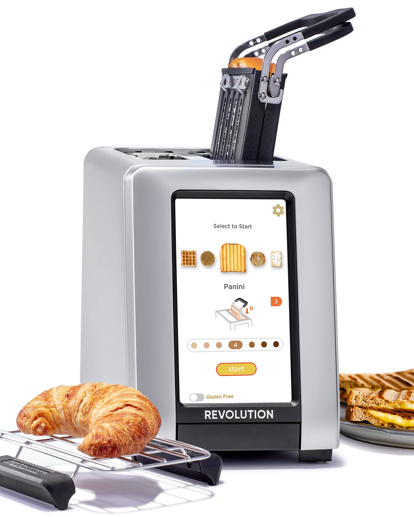 Revolution R270 High-Speed Touchscreen Toaster/2-Slice Smart Toaster w/ Patented InstaGLO Technology
