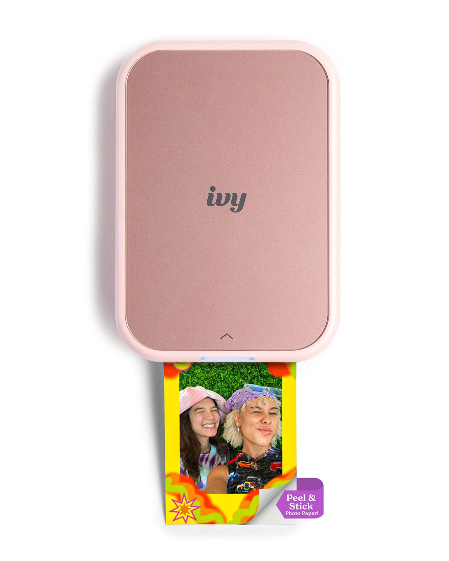Canon Ivy 2 Mini Photo Printer, Print from Compatible iOS & Android Devices/Sticky-Back Prints/ Pink