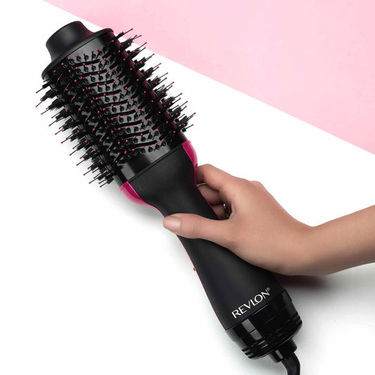 REVLON One-Step Volumizer Original 1.0 Hair Dryer and Hot Air Brush, Black
