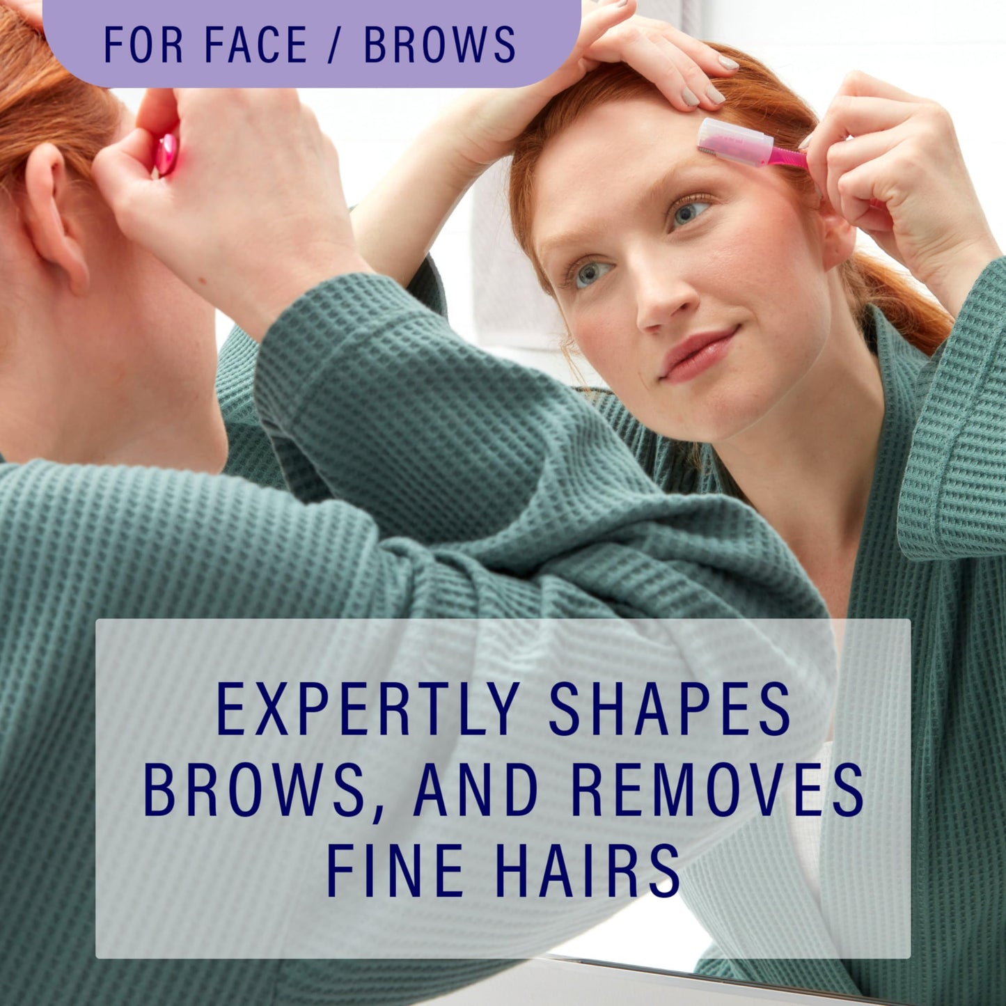 Schick Hydro Silk Touch-Up Dermaplaning Razor with Precision Cover, 3ct, Peach Fuzz Remover