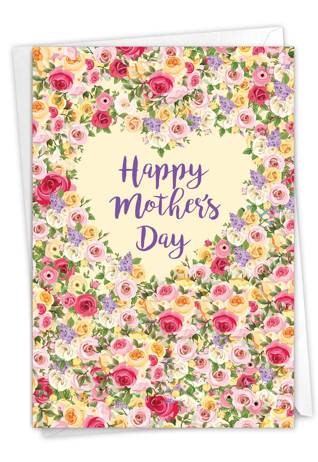 The Best Card Company - Beautiful Card for Mother's Day - Loving, Heartfelt Card for Moms