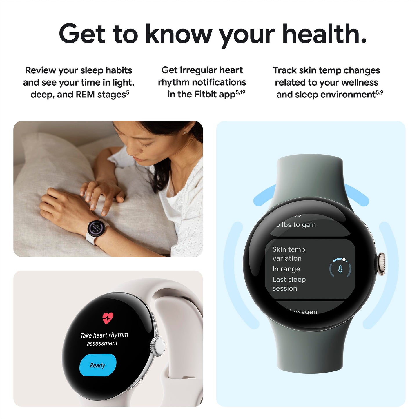 Google Pixel Watch 2 with the Best of Fitbit & Google - Heart Rate Tracking, Stress Management/Wi-Fi