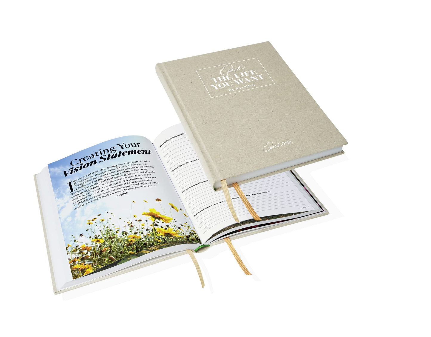 Oprah's The Life You Want™ Planner: Part weekly planner, part intention journal