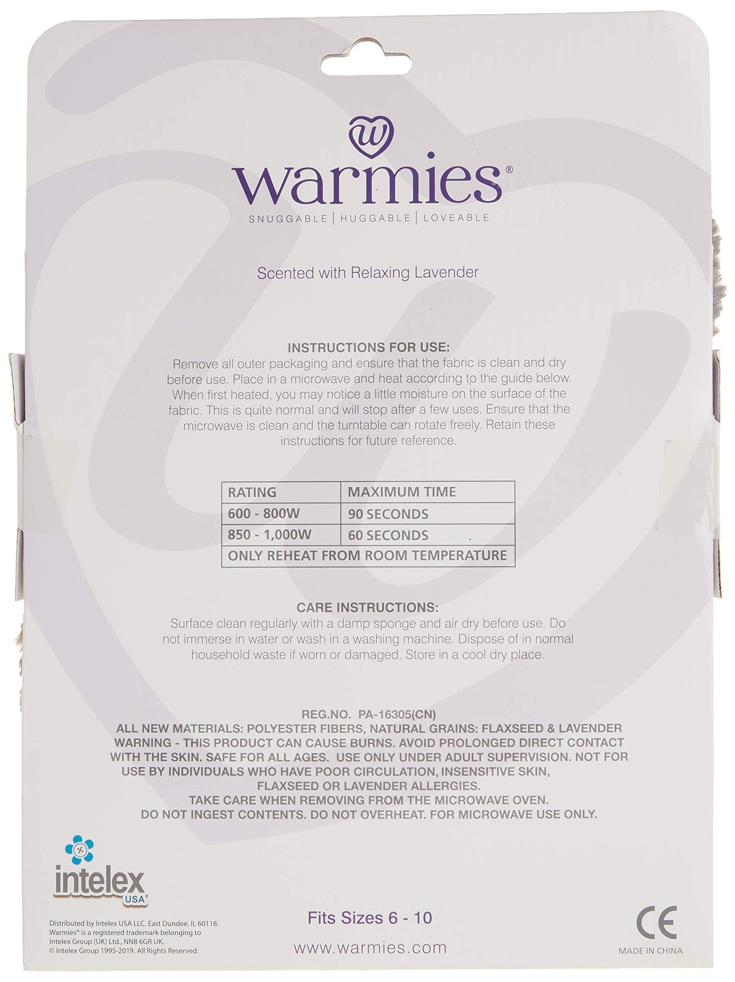 Intelex womens Warmies Slippers, Grey, 6-10