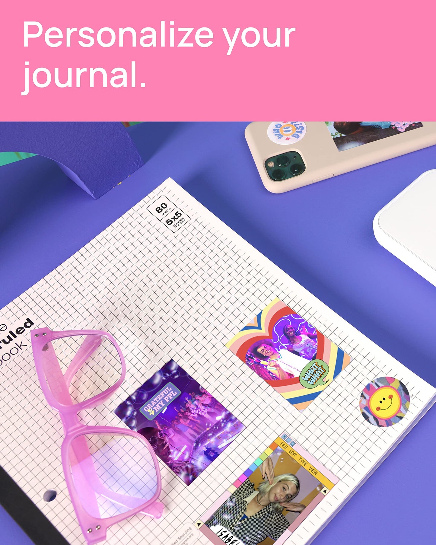 Canon Ivy 2 Mini Photo Printer, Print from Compatible iOS & Android Devices/Sticky-Back Prints/ Pink