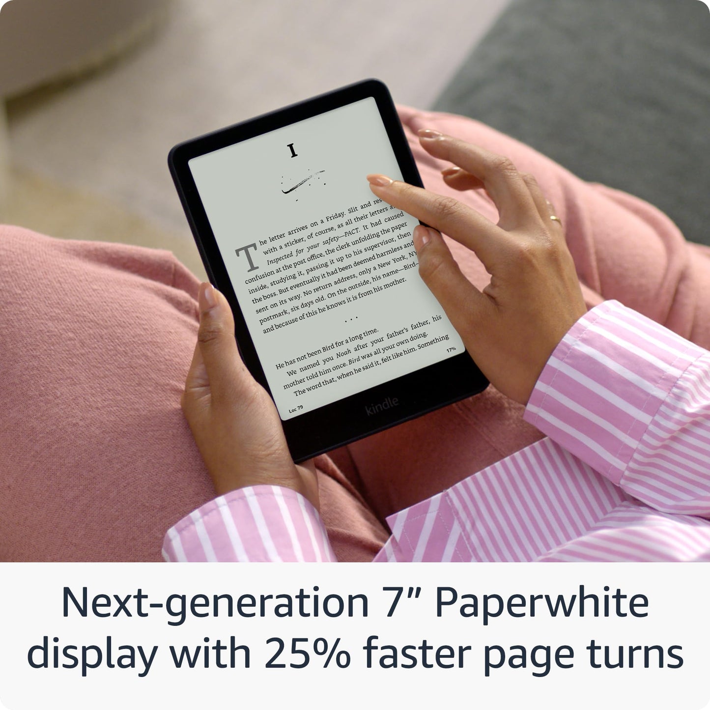 All-new Amazon Kindle Paperwhite (16 GB) – Our fastest Kindle ever, with new 7" glare-free display and weeks of battery life