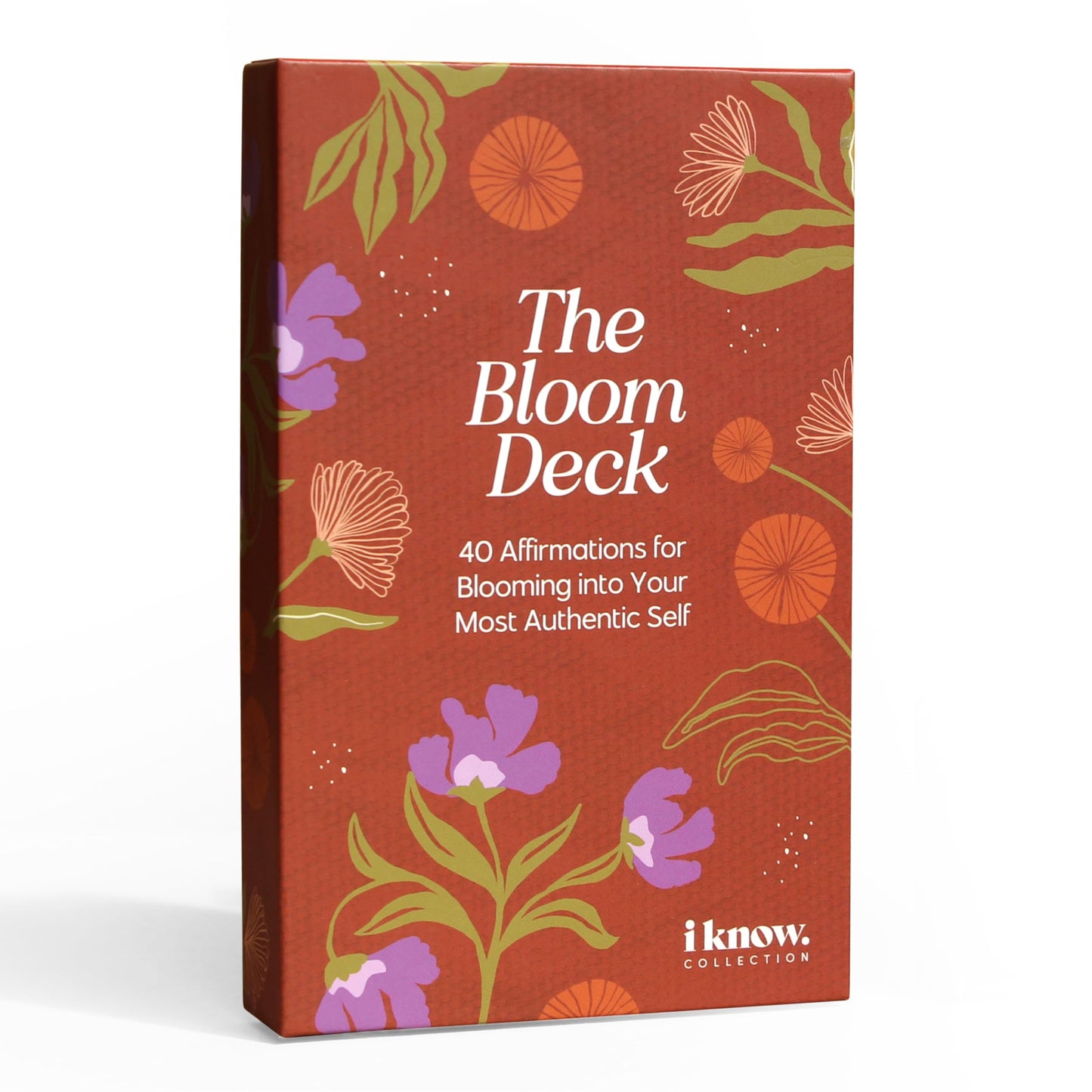 Bloom Affirmation Cards Deck – Beautifully Designed Positive Affirmation Cards 40pcs