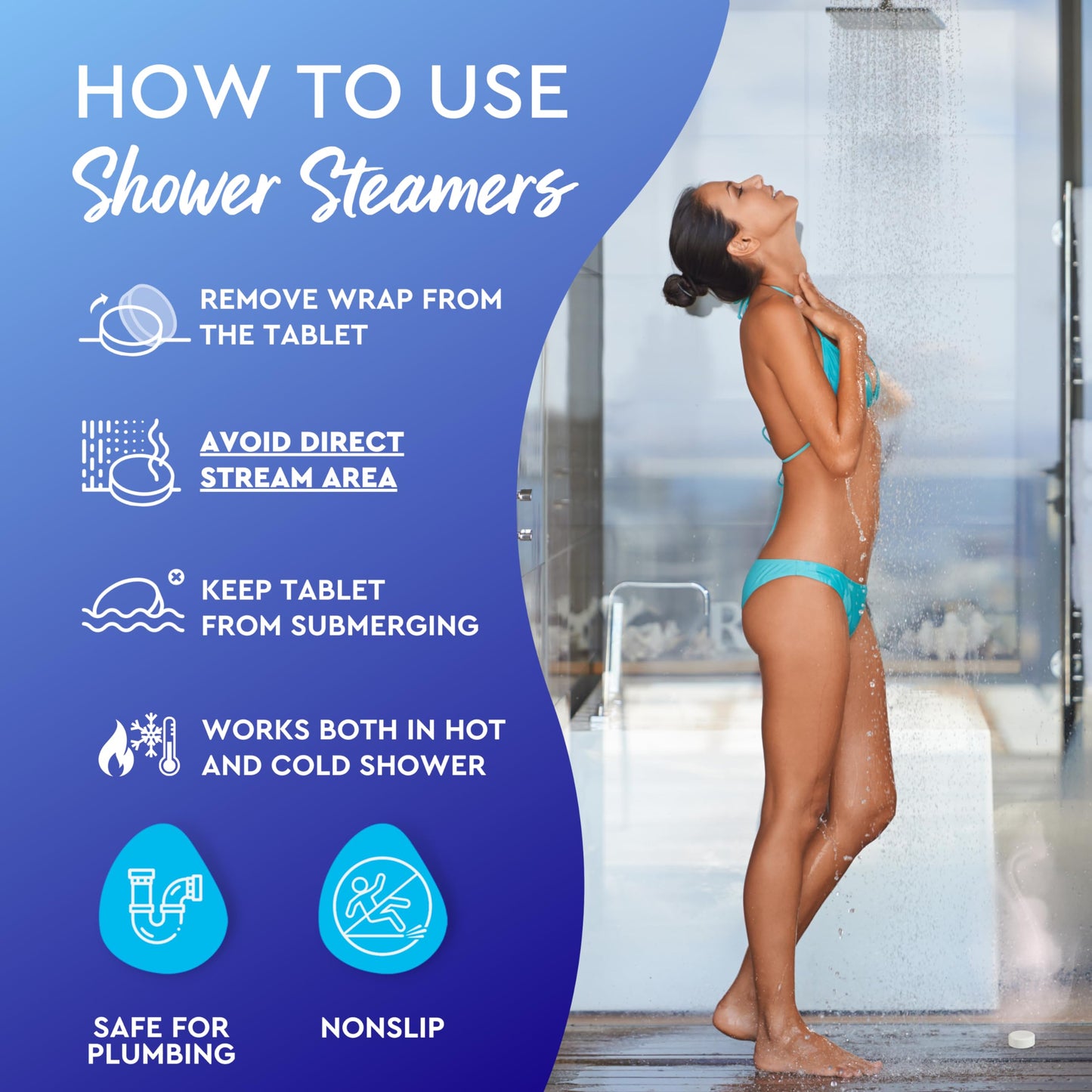Cleverfy Shower Steamers Aromatherapy - Compact Variety Pack of 6 Shower Bombs with Essential Oils.