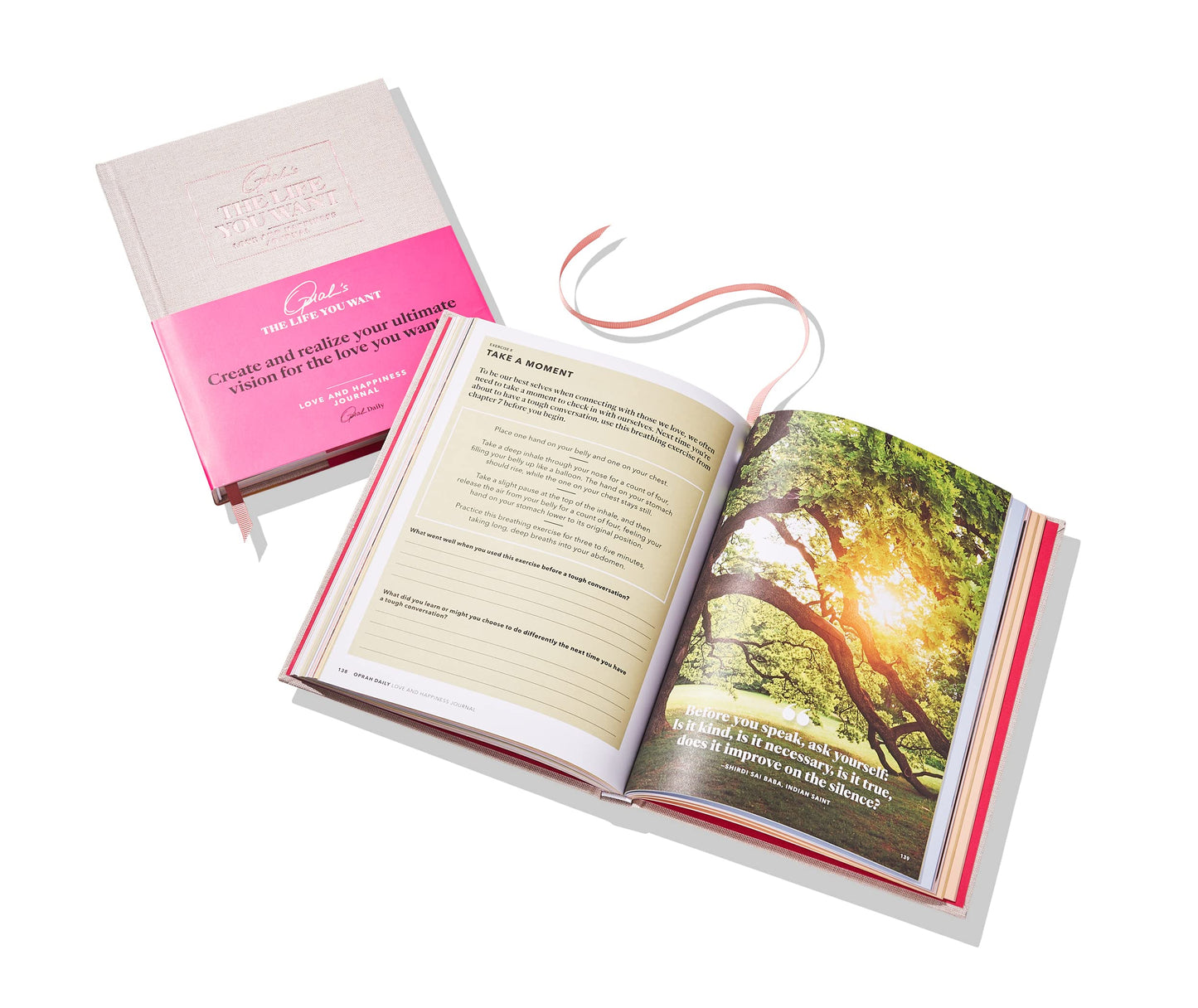 Oprah's The Life You Want Love and Happiness Journal - Find More Fulfillment in Your Relationships
