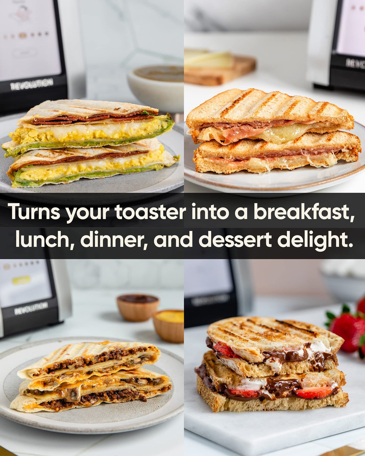 Revolution R270 High-Speed Touchscreen Toaster/2-Slice Smart Toaster w/ Patented InstaGLO Technology