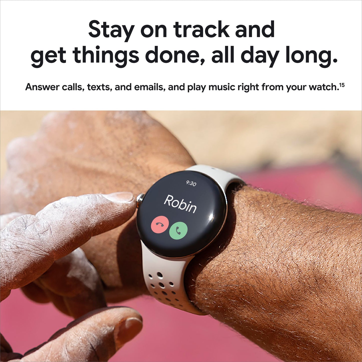 Google Pixel Watch 2 with the Best of Fitbit & Google - Heart Rate Tracking, Stress Management/Wi-Fi