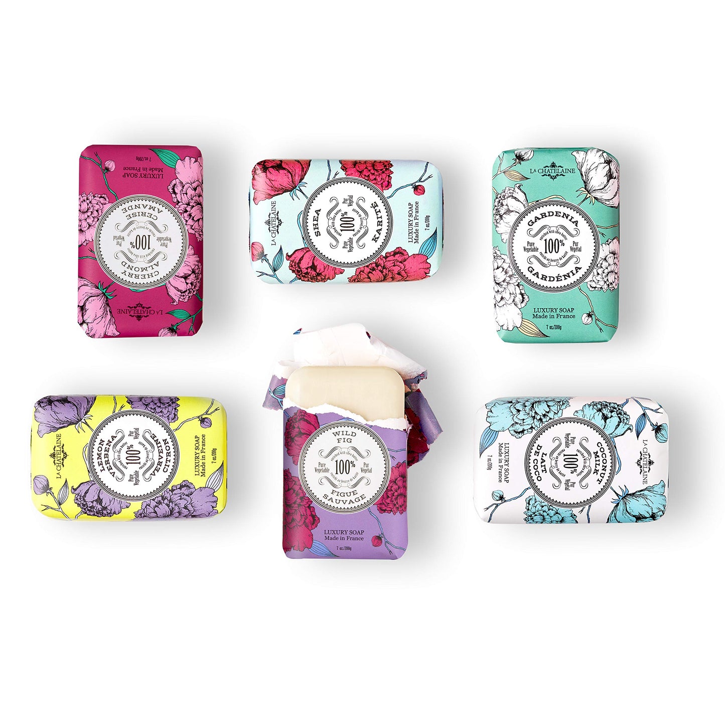 La Chatelaine Luxury Soap Collection | Oprahs Favorite Things | Shea Butter Bar Soaps/Made in France