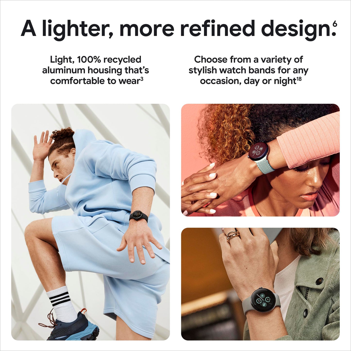 Google Pixel Watch 2 with the Best of Fitbit & Google - Heart Rate Tracking, Stress Management/Wi-Fi