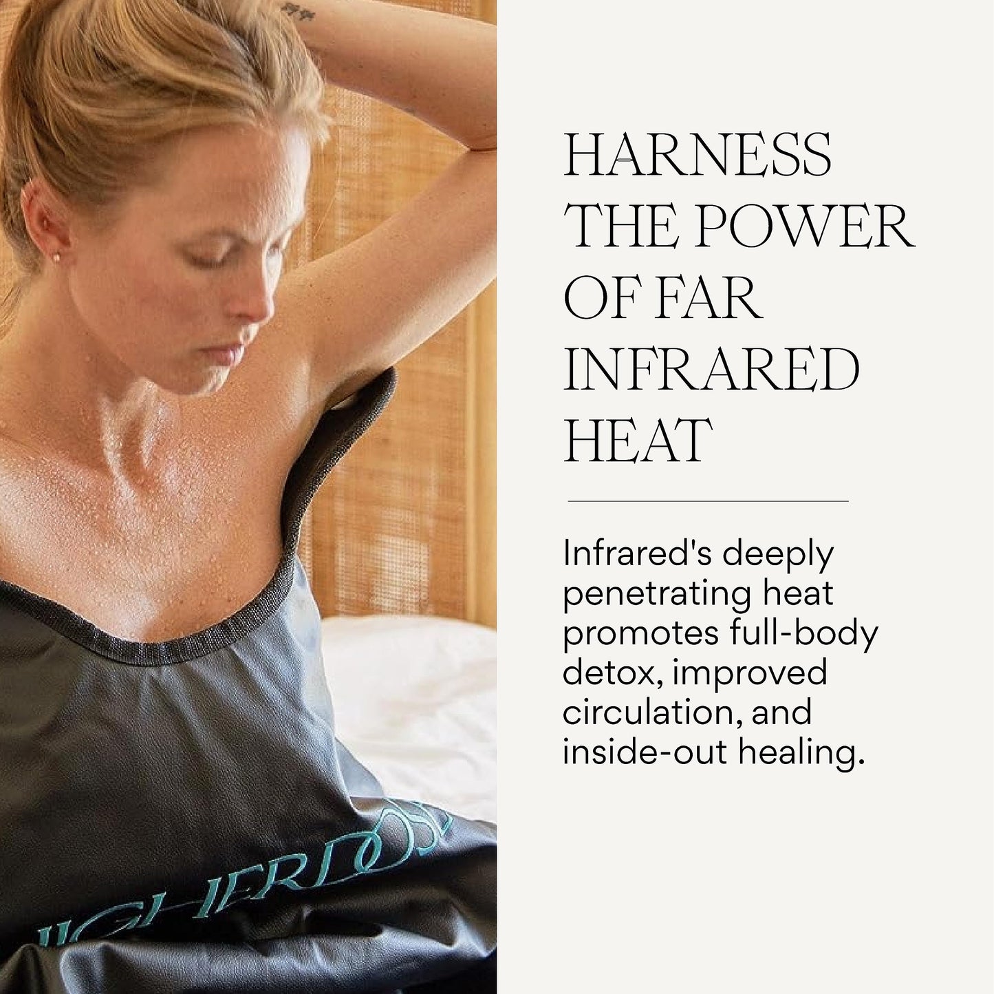 HigherDOSE Infrared Sauna, Portable Blanket Personal Sauna to Relax & Detox Your Body and Mind