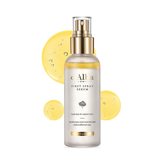 d'Alba Italian White Truffle First Spray Serum/Vegan Skincare/Hydrating Facial Mist, All in One Care