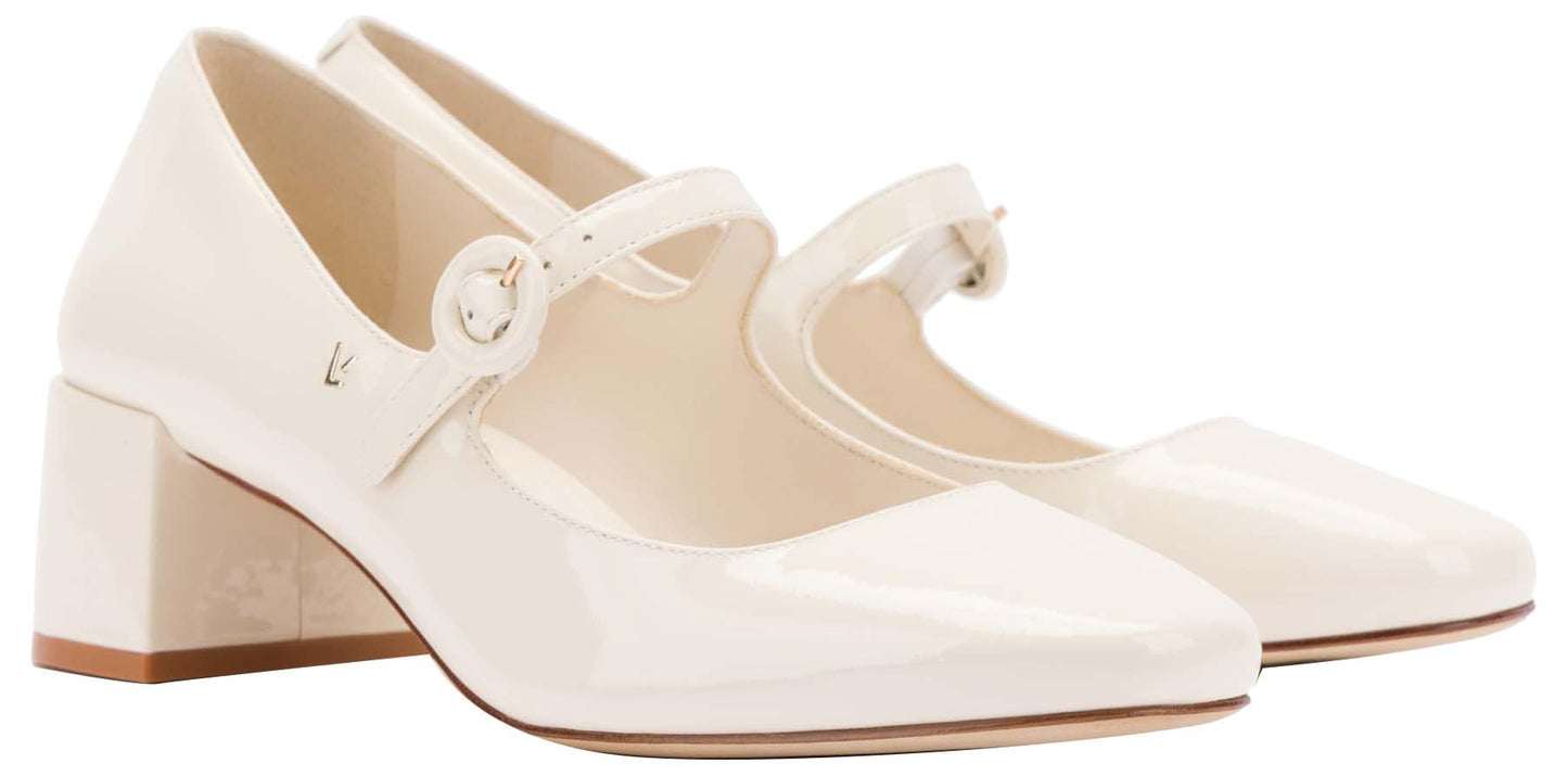Larroudé, Blair Block Pump, 5, Ivory Patent