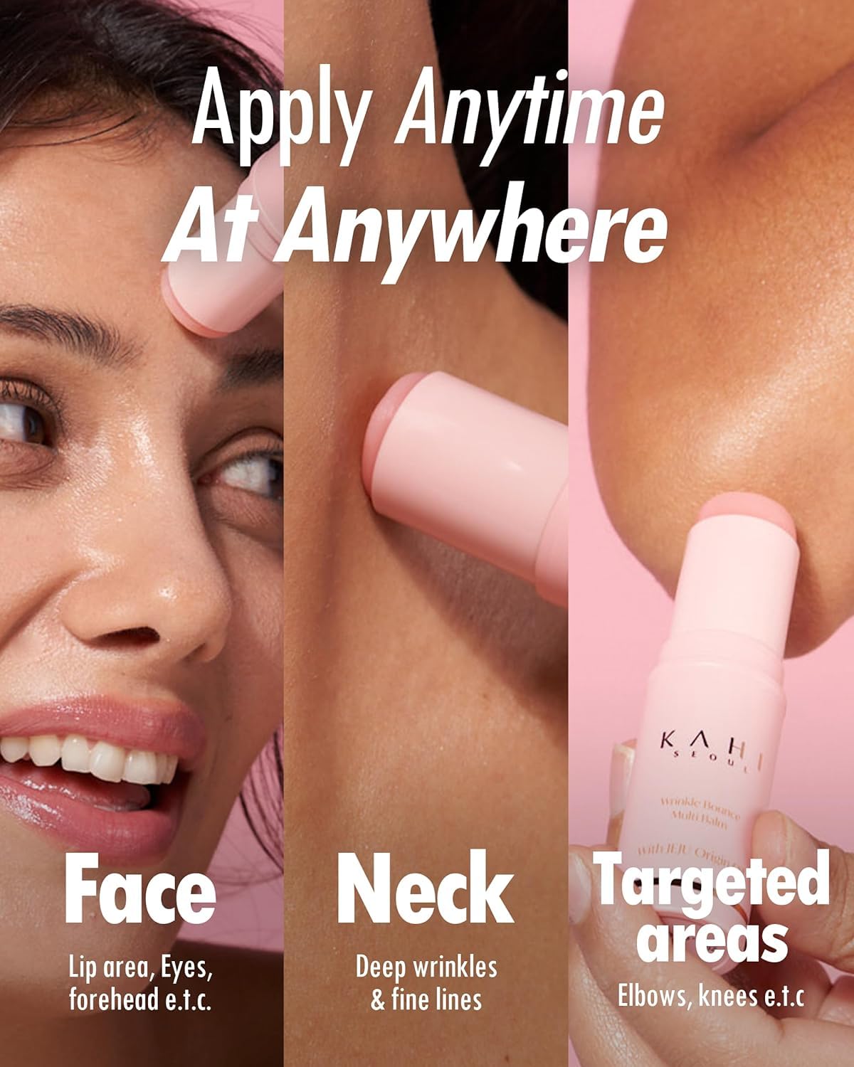 KAHI Wrinkle Bounce All-in-One Hydrating Multi-Balm for Face, Lips, Eyes and Neck - Moisture Mist