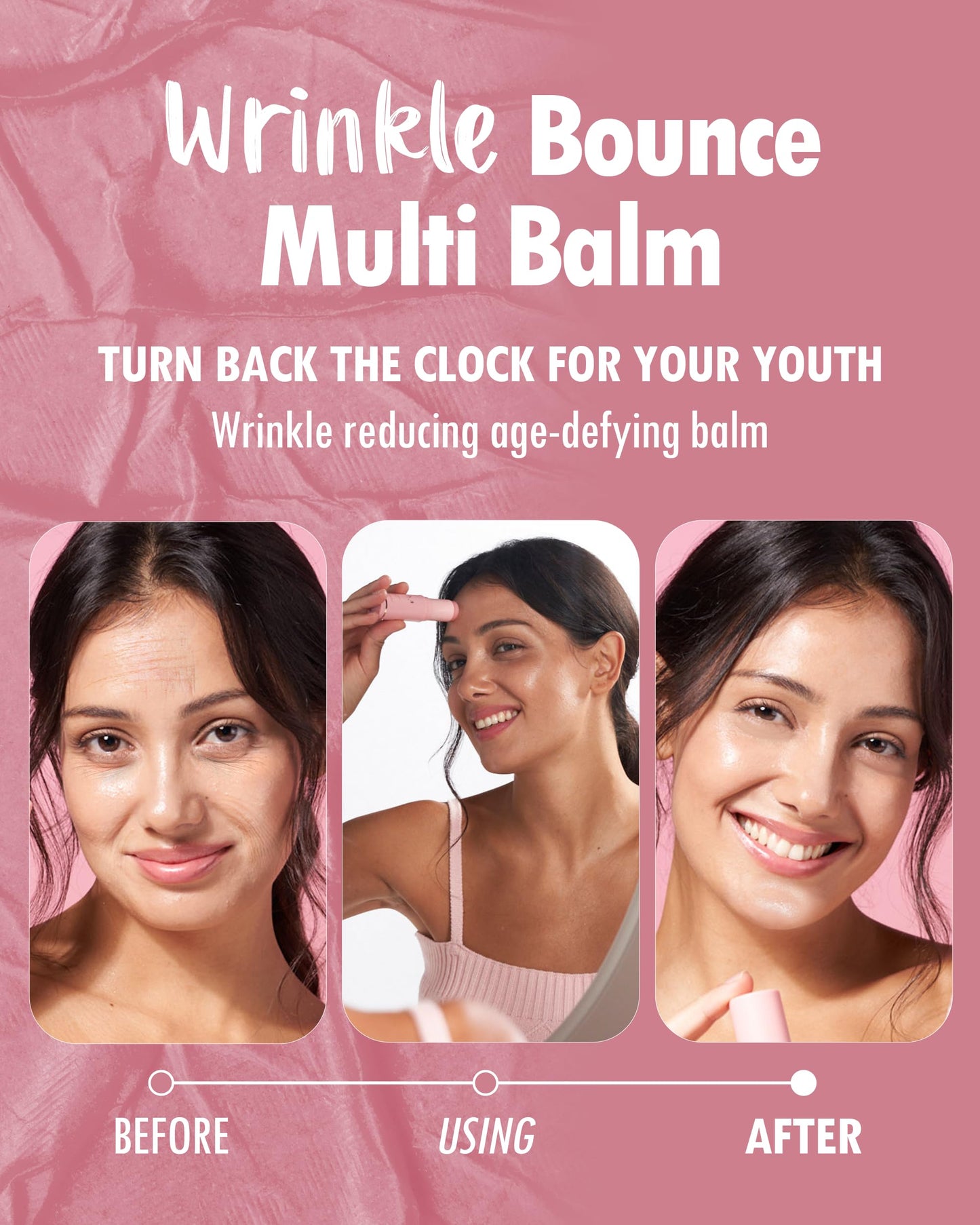 KAHI Wrinkle Bounce All-in-One Hydrating Multi-Balm for Face, Lips, Eyes and Neck - Moisture Mist