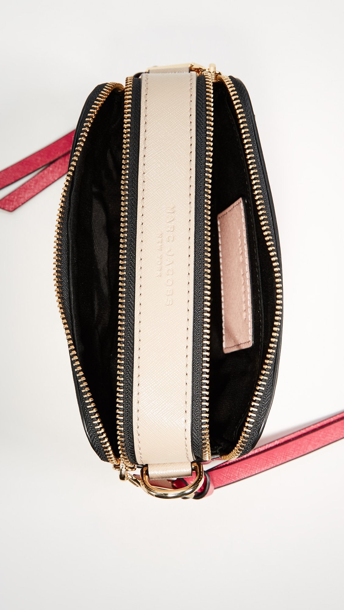 Marc Jacobs Women's The Snapshot, Rose, Pink, Stripe, One Size