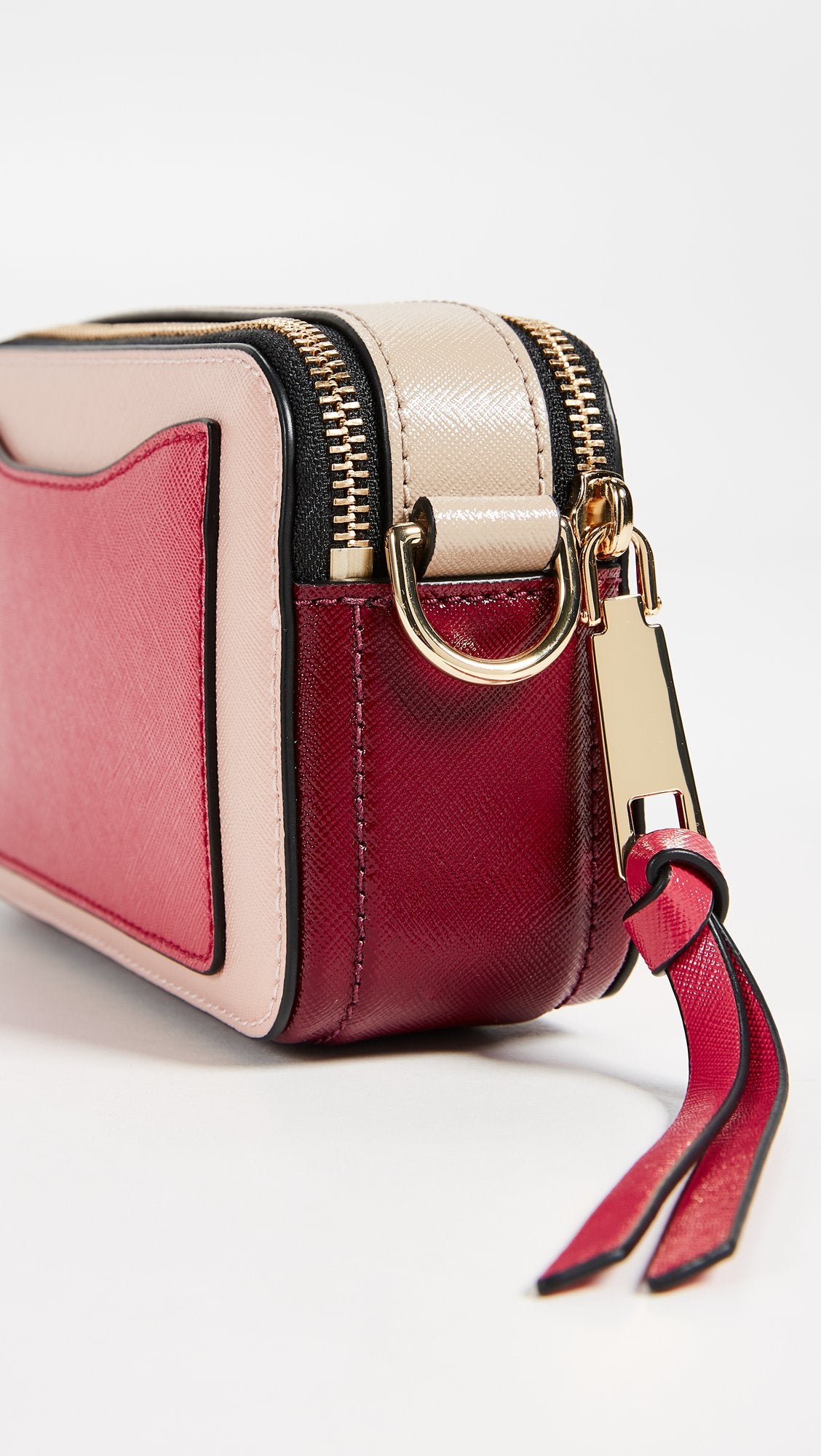 Marc Jacobs Women's The Snapshot, Rose, Pink, Stripe, One Size